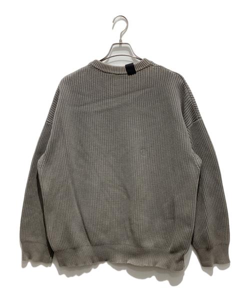 N.HOOLYWOOD（エヌ ハリウッド）N.HOOLYWOOD (エヌ ハリウッド) CREWNECK KNIT グレー サイズ:38の古着・服飾アイテム