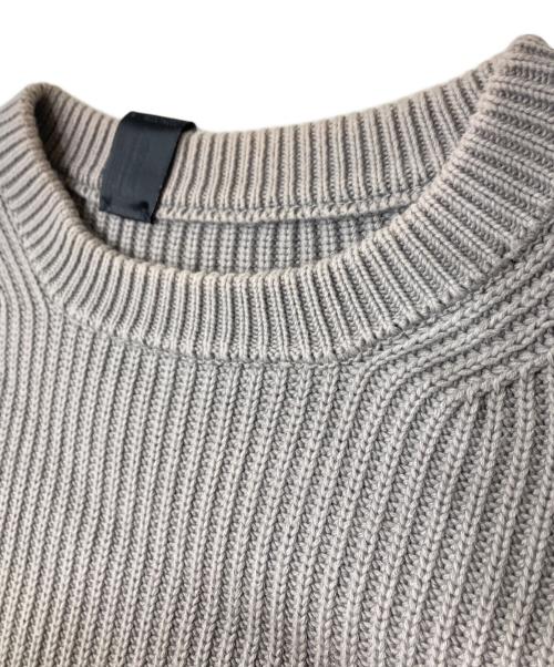N.HOOLYWOOD（エヌ ハリウッド）N.HOOLYWOOD (エヌ ハリウッド) CREWNECK KNIT グレー サイズ:38の古着・服飾アイテム