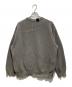 N.HOOLYWOOD (エヌ ハリウッド) CREWNECK KNIT グレー サイズ:38：10000円