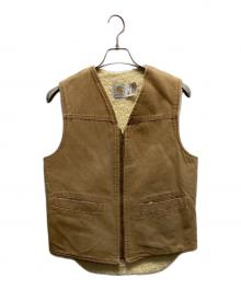 CarHartt（カーハート）の古着「ダック地ベスト」｜ベージュ