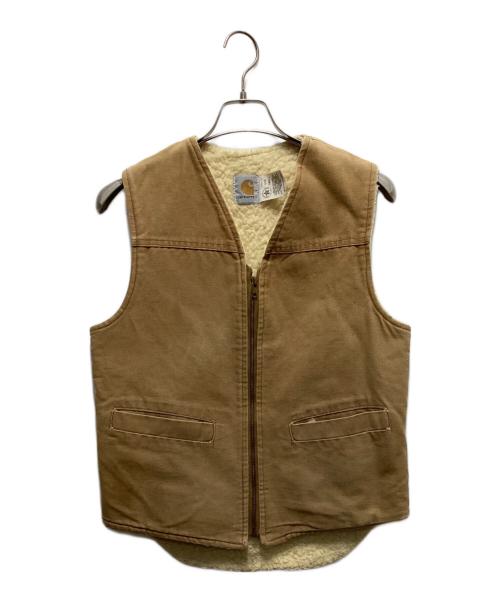 CarHartt（カーハート）CarHartt (カーハート) ダック地ベスト ベージュ サイズ:Sの古着・服飾アイテム