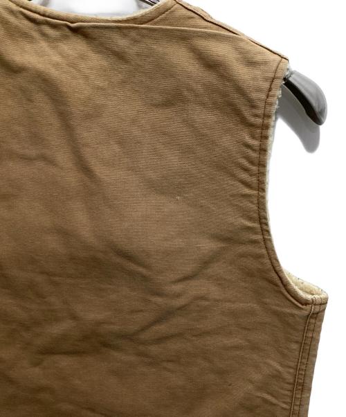 CarHartt（カーハート）CarHartt (カーハート) ダック地ベスト ベージュ サイズ:Sの古着・服飾アイテム