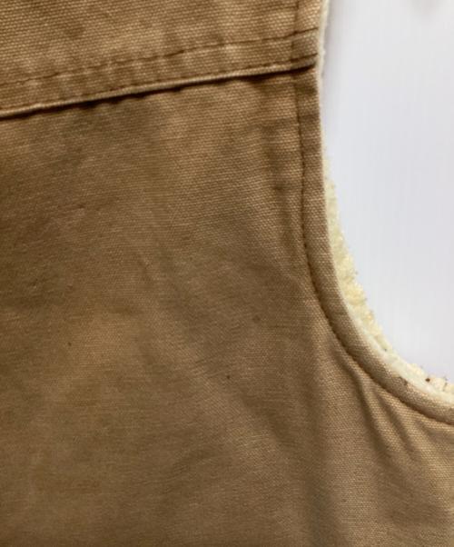 CarHartt（カーハート）CarHartt (カーハート) ダック地ベスト ベージュ サイズ:Sの古着・服飾アイテム