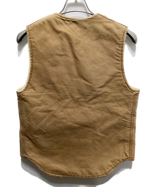 CarHartt（カーハート）CarHartt (カーハート) ダック地ベスト ベージュ サイズ:Sの古着・服飾アイテム
