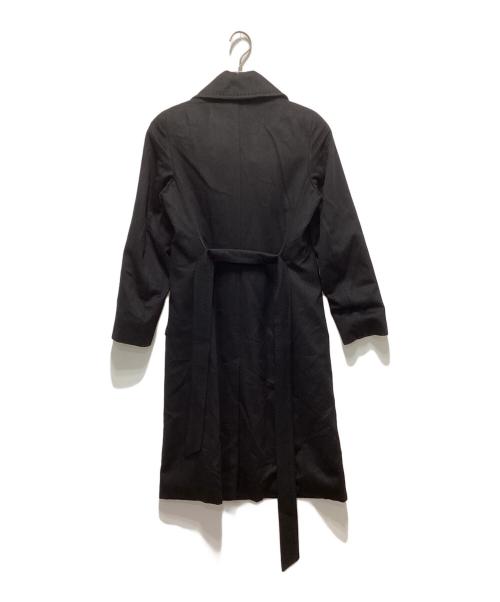 Max Mara Studio（マックスマーラ ストゥディオ）MAX MARA STUDIO (マックスマーラ ストゥディオ) カシミヤコート ブラック サイズ:34の古着・服飾アイテム