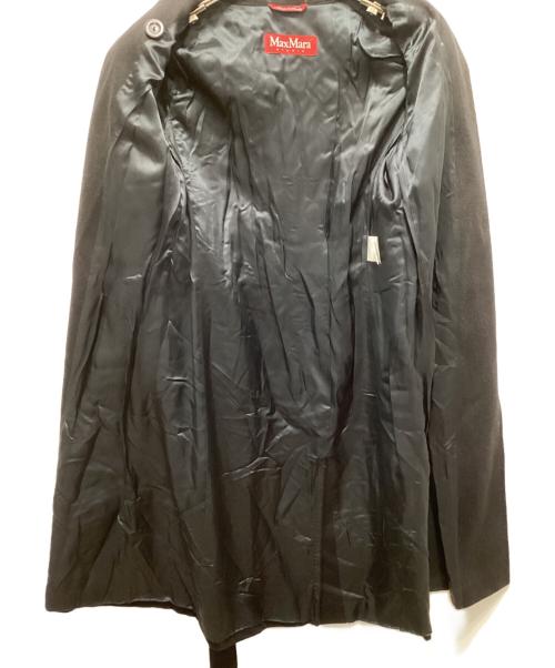 Max Mara Studio（マックスマーラ ストゥディオ）MAX MARA STUDIO (マックスマーラ ストゥディオ) カシミヤコート ブラック サイズ:34の古着・服飾アイテム
