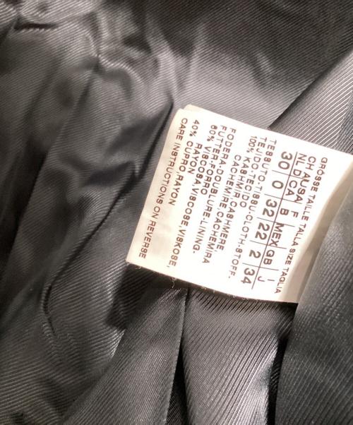Max Mara Studio（マックスマーラ ストゥディオ）MAX MARA STUDIO (マックスマーラ ストゥディオ) カシミヤコート ブラック サイズ:34の古着・服飾アイテム
