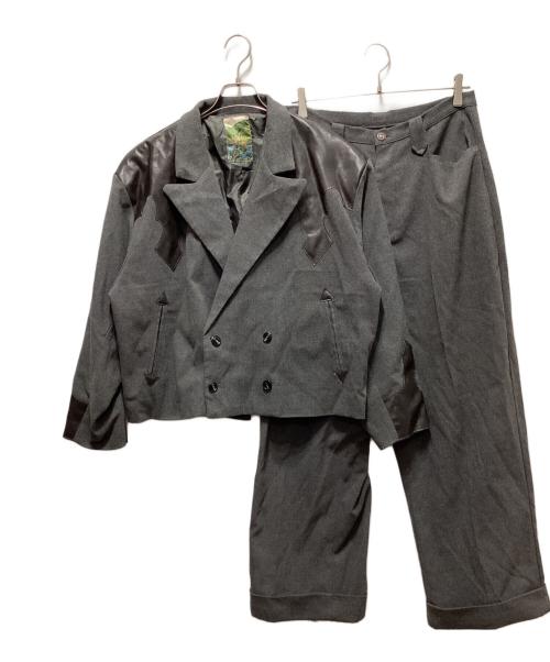 Ballsy.Brothers（ボールジーブラザーズ）BALLSY.BROTHERS (ボールジーブラザーズ) Western double tailored jacket setup グレー サイズ:Lの古着・服飾アイテム