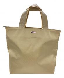 im product（アイムプロダクト）の古着「レザーハンドルハンドバッグ」｜ベージュ