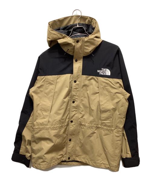 THE NORTH FACE（ザ ノース フェイス）THE NORTH FACE (ザ ノース フェイス) MOUNTAIN LIGHT JACKET ベージュ×ブラック サイズ:XLの古着・服飾アイテム