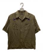 Needlesニードルズ）の古着「S/S COWBOY ONE-UP SHIRT」｜カーキ