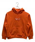 SUPREMEシュプリーム）の古着「Box Logo Hooded Sweatshirt」｜オレンジ