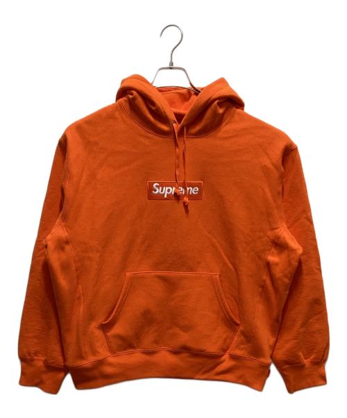 SUPREME（シュプリーム）Supreme (シュプリーム) Box Logo Hooded Sweatshirt オレンジ サイズ:Mの古着・服飾アイテム