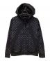 LOUIS VUITTON（ルイ ヴィトン）の古着「ハイブリッド ジップスルー モノグラム パーカー」｜ブラック