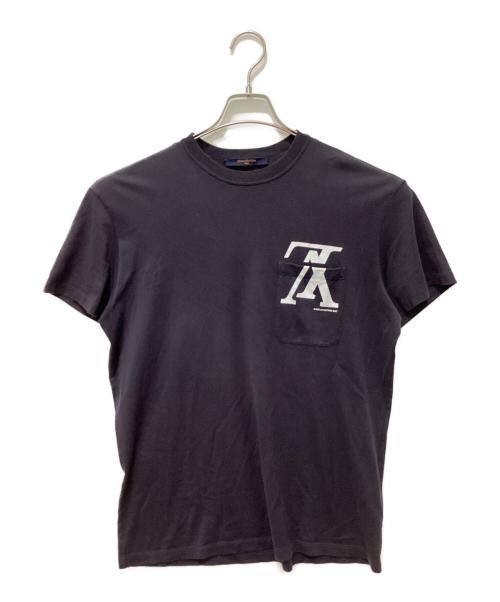 LOUIS VUITTON（ルイ ヴィトン）LOUIS VUITTON (ルイ ヴィトン) アップサイドタウンTシャツ ブラック サイズ:ＸＳの古着・服飾アイテム