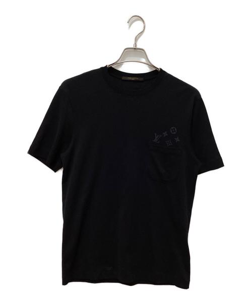 LOUIS VUITTON（ルイ ヴィトン）LOUIS VUITTON (ルイ ヴィトン) モノグラムポケットカットソー ブラック サイズ:ＸＳの古着・服飾アイテム