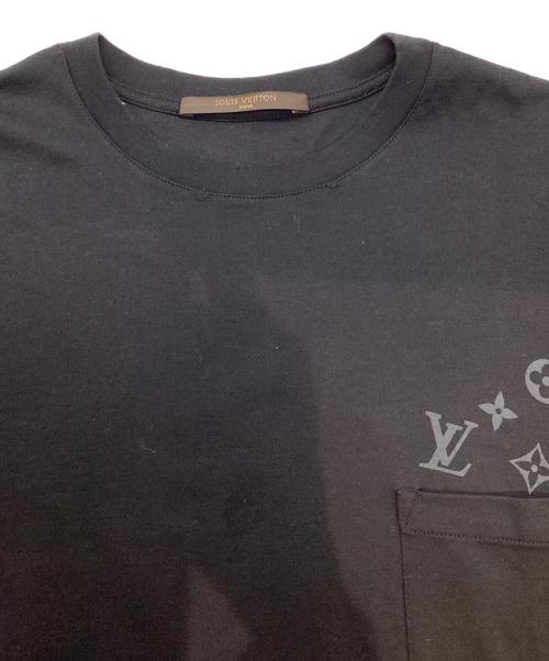 LOUIS VUITTON（ルイ ヴィトン）LOUIS VUITTON (ルイ ヴィトン) モノグラムポケットカットソー ブラック サイズ:ＸＳの古着・服飾アイテム