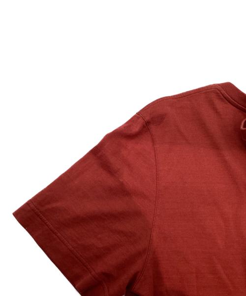 LOUIS VUITTON（ルイ ヴィトン）LOUIS VUITTON (ルイ ヴィトン) ロゴVネックTシャツ レッド サイズ:ＸＳの古着・服飾アイテム