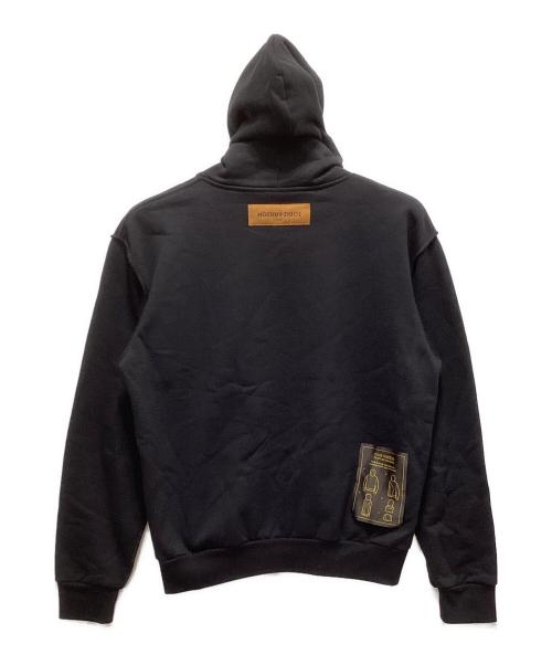 LOUIS VUITTON（ルイ ヴィトン）LOUIS VUITTON (ルイ ヴィトン) インサイドアウトプルオーバーパーカー ブラック サイズ:XSの古着・服飾アイテム