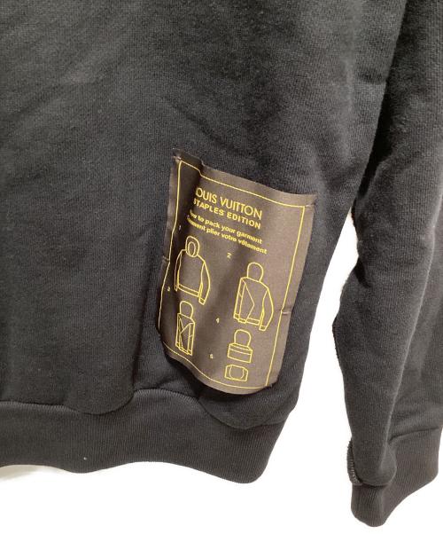 LOUIS VUITTON（ルイ ヴィトン）LOUIS VUITTON (ルイ ヴィトン) インサイドアウトプルオーバーパーカー ブラック サイズ:XSの古着・服飾アイテム