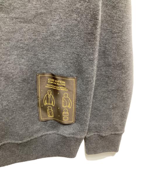 LOUIS VUITTON（ルイ ヴィトン）LOUIS VUITTON (ルイ ヴィトン) ダブルフェイス トラベルフーディ グレー サイズ:XSの古着・服飾アイテム