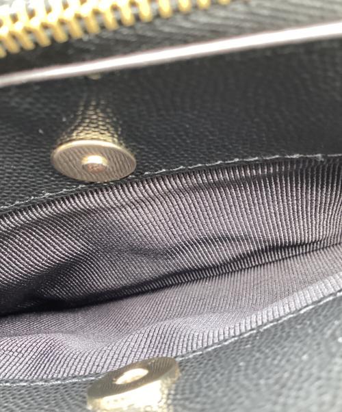 FURLA（フルラ）FURLA (フルラ) レザーショルダーバッグ ブラックの古着・服飾アイテム