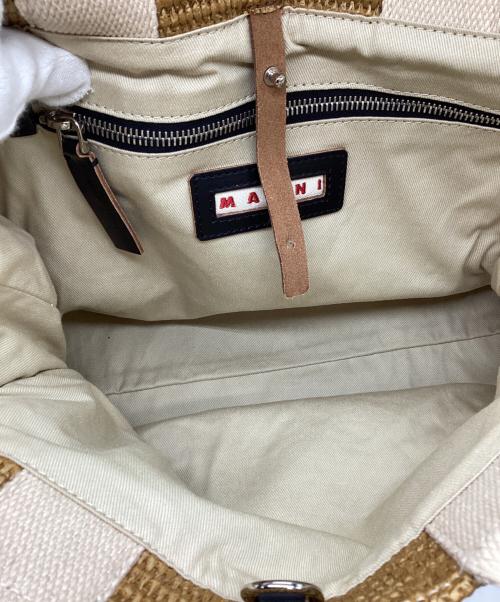 MARNI（マルニ）MARNI (マルニ) SMALL TOTE ナチュラルの古着・服飾アイテム