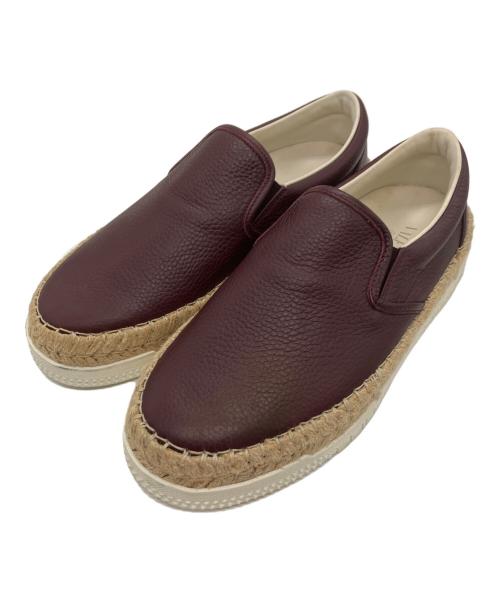 VALENTINO（ヴァレンティノ）VALENTINO (ヴァレンティノ) エスパドリーユ ボルドー サイズ:41の古着・服飾アイテム