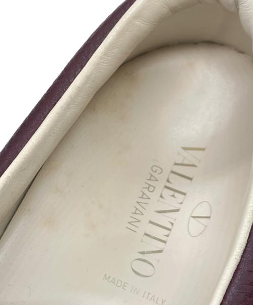 VALENTINO（ヴァレンティノ）VALENTINO (ヴァレンティノ) エスパドリーユ ボルドー サイズ:41の古着・服飾アイテム