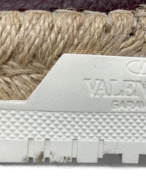 VALENTINO（ヴァレンティノ）VALENTINO (ヴァレンティノ) エスパドリーユ ボルドー サイズ:41の古着・服飾アイテム