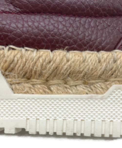 VALENTINO（ヴァレンティノ）VALENTINO (ヴァレンティノ) エスパドリーユ ボルドー サイズ:41の古着・服飾アイテム
