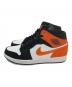 NIKE (ナイキ) AIR JORDAN 1 MID ブラック×オレンジ サイズ:28㎝：9000円