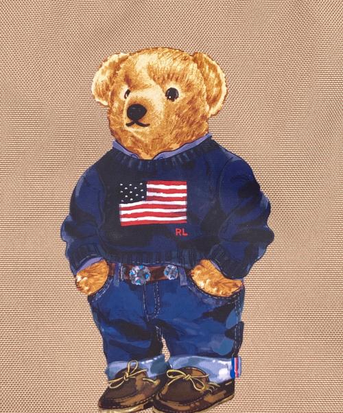 POLO RALPH LAUREN（ポロ・ラルフローレン）POLO RALPH LAUREN (ポロ・ラルフローレン) ポーチ付 パッカブルポロベアトートバッグ ベージュ 未使用品の古着・服飾アイテム