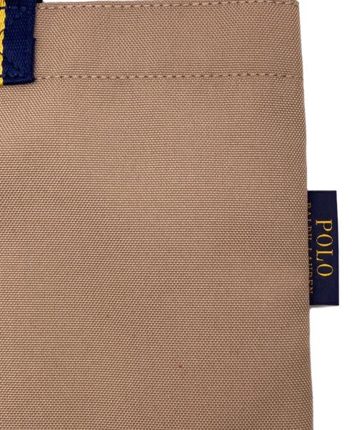 POLO RALPH LAUREN（ポロ・ラルフローレン）POLO RALPH LAUREN (ポロ・ラルフローレン) ポーチ付 パッカブルポロベアトートバッグ ベージュ 未使用品の古着・服飾アイテム