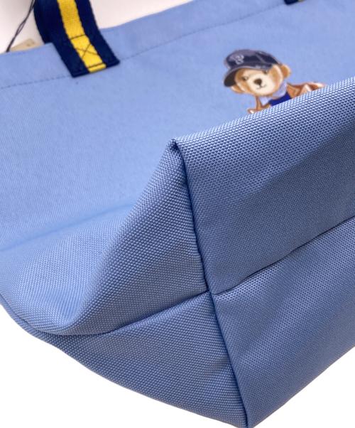 POLO RALPH LAUREN（ポロ・ラルフローレン）POLO RALPH LAUREN (ポロ・ラルフローレン) ポーチ付 パッカブルポロベアトートバッグ ブルー 未使用品の古着・服飾アイテム