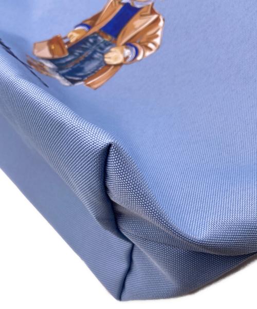 POLO RALPH LAUREN（ポロ・ラルフローレン）POLO RALPH LAUREN (ポロ・ラルフローレン) ポーチ付 パッカブルポロベアトートバッグ ブルー 未使用品の古着・服飾アイテム
