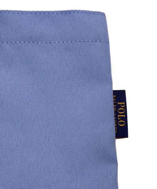 POLO RALPH LAUREN（ポロ・ラルフローレン）POLO RALPH LAUREN (ポロ・ラルフローレン) ポーチ付 パッカブルポロベアトートバッグ ブルー 未使用品の古着・服飾アイテム