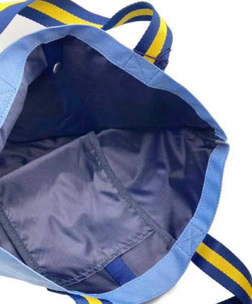 POLO RALPH LAUREN（ポロ・ラルフローレン）POLO RALPH LAUREN (ポロ・ラルフローレン) ポーチ付 パッカブルポロベアトートバッグ ブルー 未使用品の古着・服飾アイテム