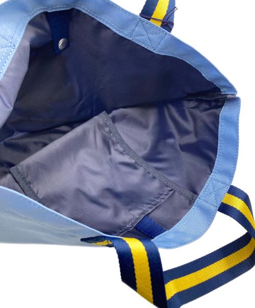 POLO RALPH LAUREN（ポロ・ラルフローレン）POLO RALPH LAUREN (ポロ・ラルフローレン) ポーチ付 パッカブルポロベアトートバッグ ブルー 未使用品の古着・服飾アイテム