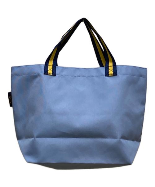 POLO RALPH LAUREN（ポロ・ラルフローレン）POLO RALPH LAUREN (ポロ・ラルフローレン) ポーチ付 パッカブルポロベアトートバッグ ブルー 未使用品の古着・服飾アイテム