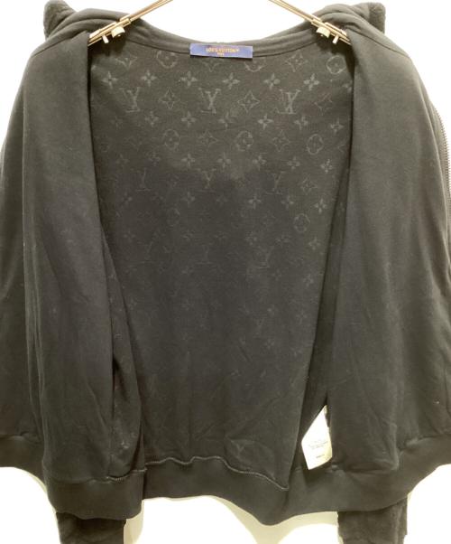 LOUIS VUITTON（ルイ ヴィトン）LOUIS VUITTON (ルイ ヴィトン) モノグラムフレンチテリージップスルーフーディ ブラック サイズ:XSの古着・服飾アイテム