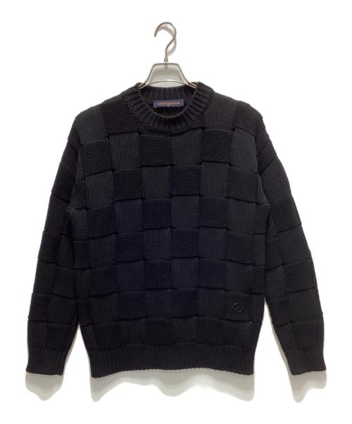 LOUIS VUITTON（ルイ ヴィトン）LOUIS VUITTON (ルイ ヴィトン) バスケットウィーヴニット ブラック サイズ:ＸＳの古着・服飾アイテム