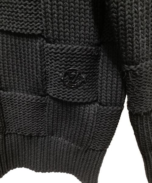 LOUIS VUITTON（ルイ ヴィトン）LOUIS VUITTON (ルイ ヴィトン) バスケットウィーヴニット ブラック サイズ:ＸＳの古着・服飾アイテム
