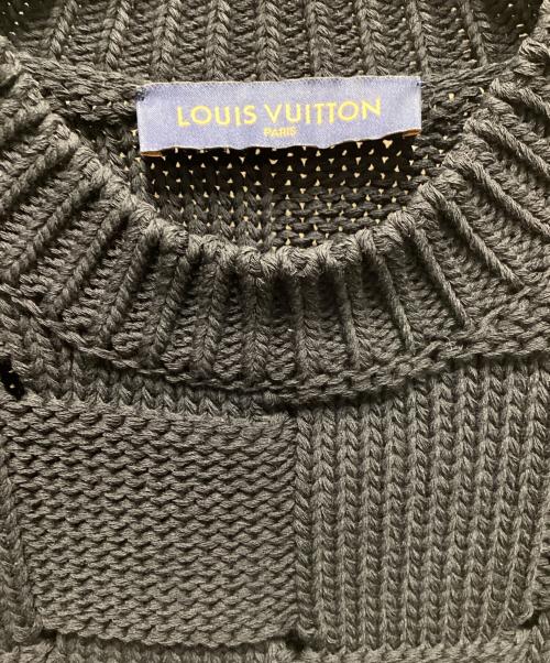 LOUIS VUITTON（ルイ ヴィトン）LOUIS VUITTON (ルイ ヴィトン) バスケットウィーヴニット ブラック サイズ:ＸＳの古着・服飾アイテム