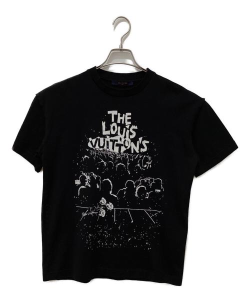 LOUIS VUITTON（ルイ ヴィトン）LOUIS VUITTON (ルイ ヴィトン) コンサートプリントTシャツ ブラック サイズ:ＸＳの古着・服飾アイテム