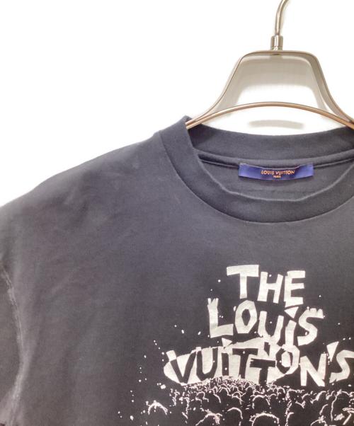 LOUIS VUITTON（ルイ ヴィトン）LOUIS VUITTON (ルイ ヴィトン) コンサートプリントTシャツ ブラック サイズ:ＸＳの古着・服飾アイテム