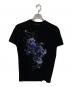 LOUIS VUITTON（ルイ ヴィトン）の古着「フローラルパンサー クルーネックTシャツ」｜ブラック