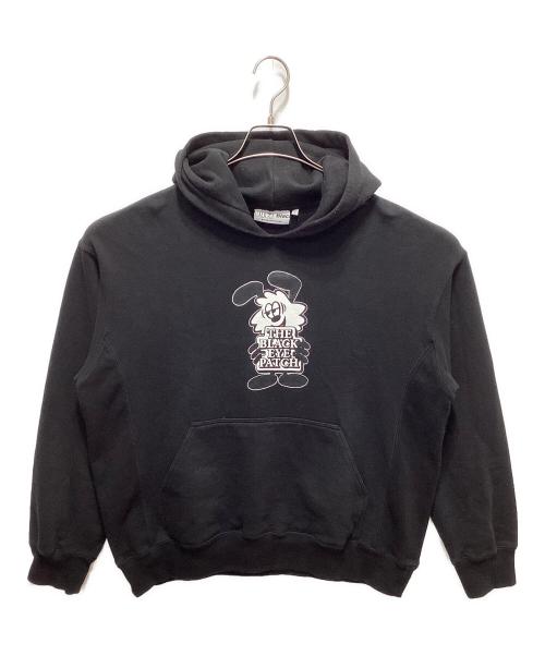 BlackEyePatch（ブラックアイパッチ）BlackEyePatch (ブラックアイパッチ) プルオーバーパーカー ブラック サイズ:Lの古着・服飾アイテム