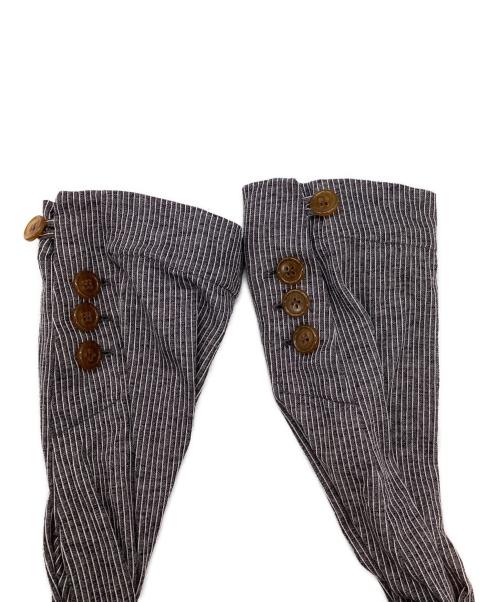 Vivienne Westwood（ヴィヴィアンウエストウッド）Vivienne Westwood (ヴィヴィアンウエストウッド) ストライプテーラードジャケット グレー サイズ:46の古着・服飾アイテム