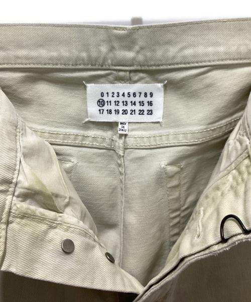 Maison Margiela（メゾンマルジェラ）Maison Margiela (メゾンマルジェラ) ガーメントダイ5ポケットパンツ アイボリー サイズ:46の古着・服飾アイテム